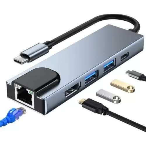 TYPE-C TO HDTV 5 IN 1 -Multi-function 5-in-1 USB-C Adapter Hub!!