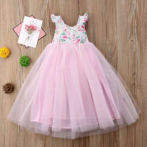 White Lace Dress with Gold Bow