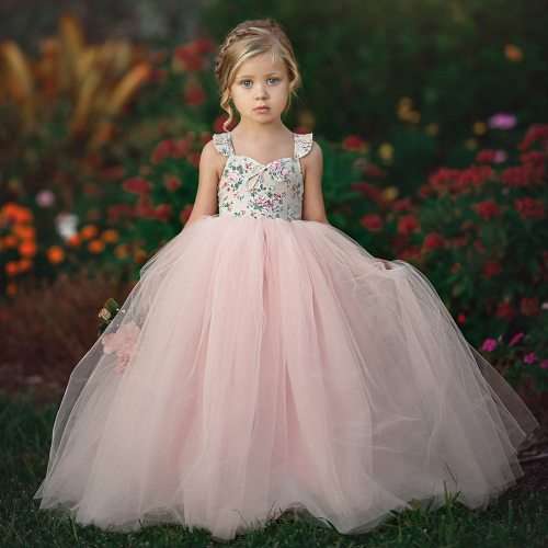 White Lace Dress with Gold Bow