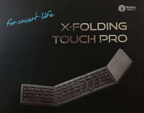 X-Folding Touch Pro Bluetooth Keyboard