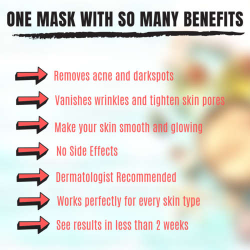 LED `SKIN REJUVENATION` FACE MASK