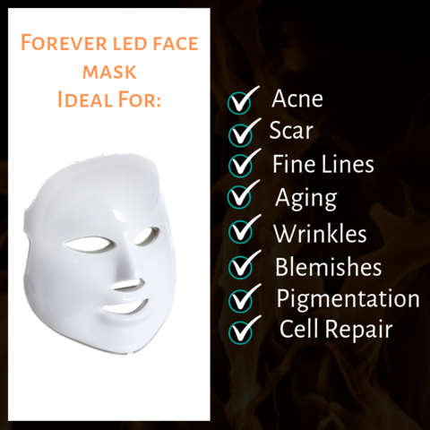 LED `SKIN REJUVENATION` FACE MASK