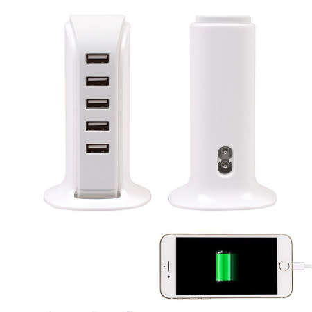 5-port USB Desktop Charger