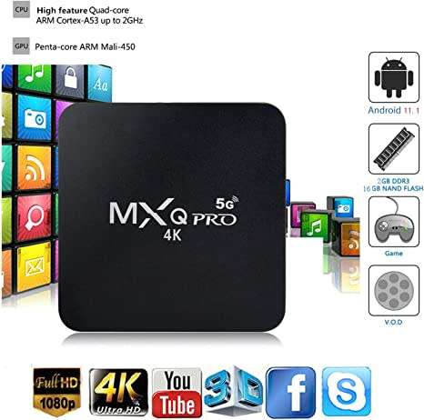 MXQ 4K Pro 5G Android 11.1 TV Box 2022