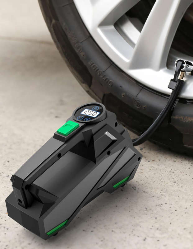 Tyre Pressure Inflator with LED & Digital Display