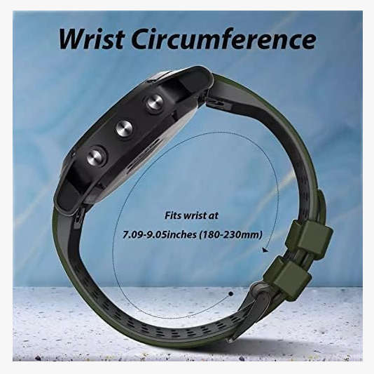 Garmin Fenix WHITE SILICONE Strap ***SEE Description***