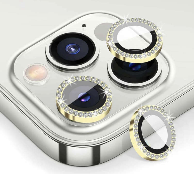 IPhone Gold Diamond Camera Lens Protector (See Description)