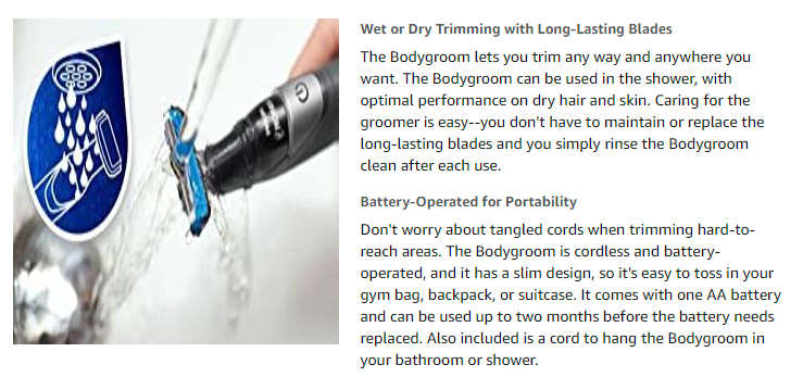 Philips Body Groomer ***Display Stock***