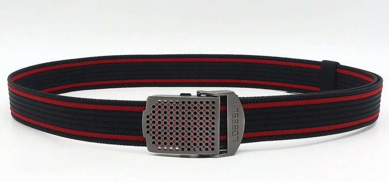 ***GOLF*** Black & Red Nylon Golf Belt