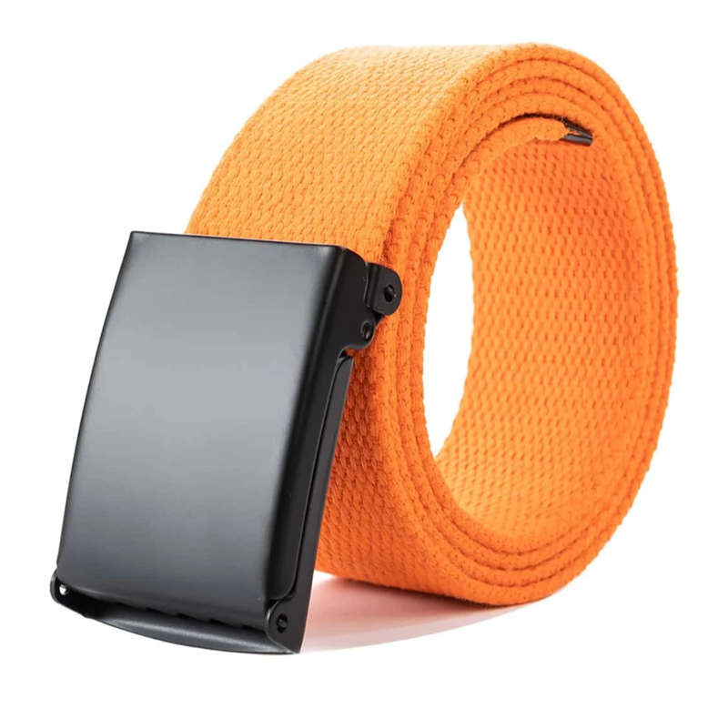 Orange Canvas Belt