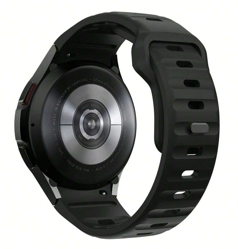 Samsung Watch 6 Wave Buckle Strap (BLACK)