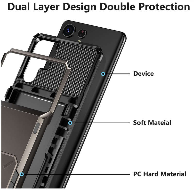 Samsung S22 Ultra Flip Card Case