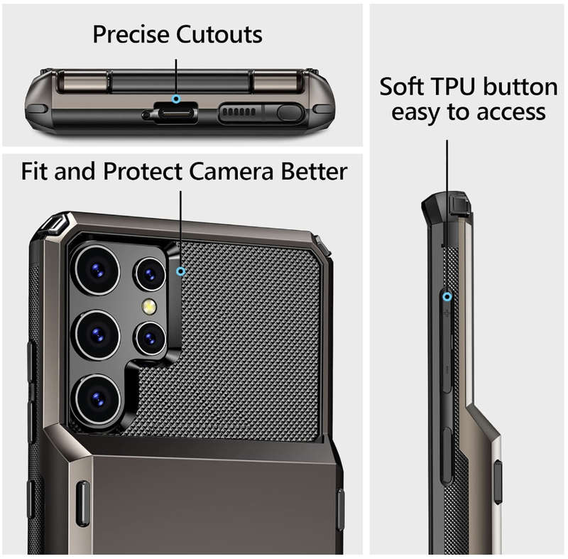 Samsung S22 Ultra Flip Card Case