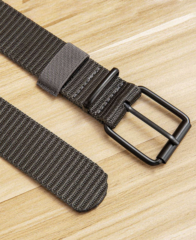 Army Green Webbed Canvas Belt