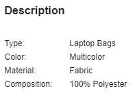Zebra Striped Laptop Bag