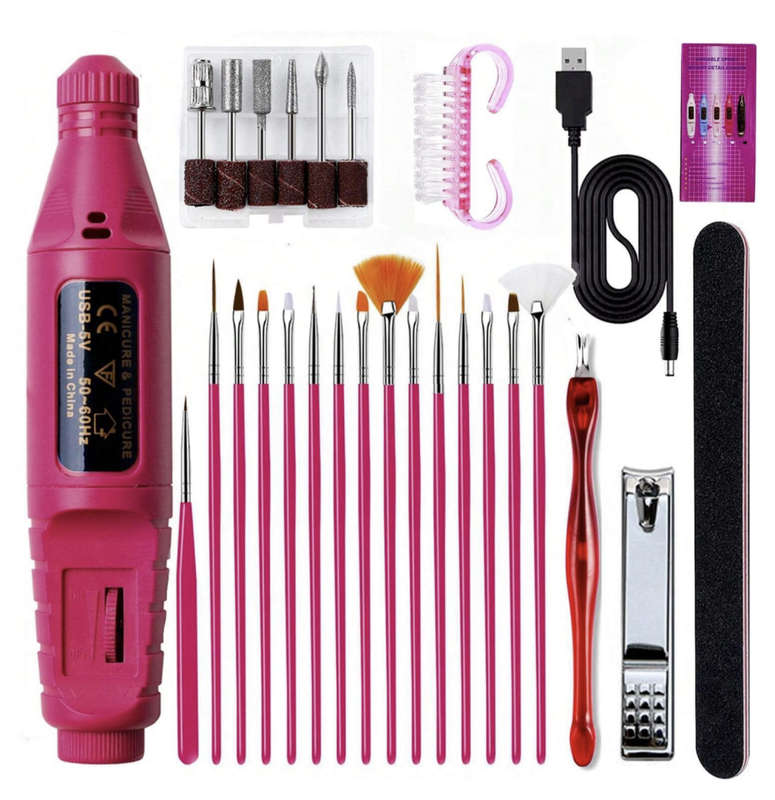 Electric Finger Nail Artistry / Filing Set