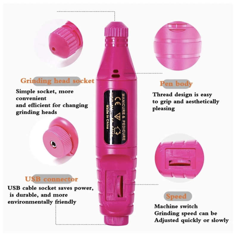 Electric Finger Nail Artistry / Filing Set