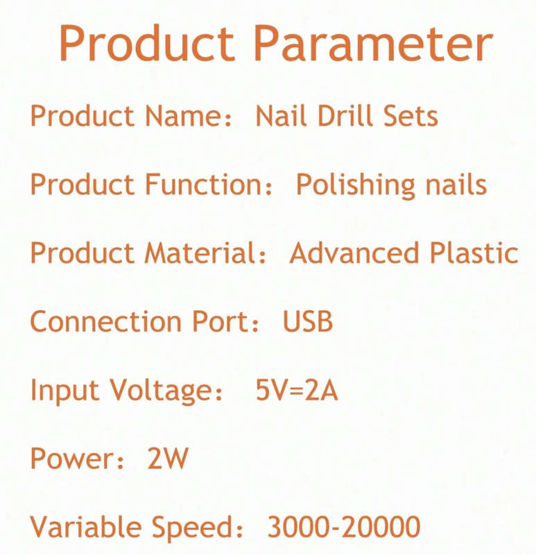 Electric Finger Nail Artistry / Filing Set