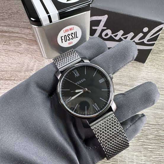 Fossil Rhett Smoke Stainless Steel Watch ***Bought in Abu Dhabi***