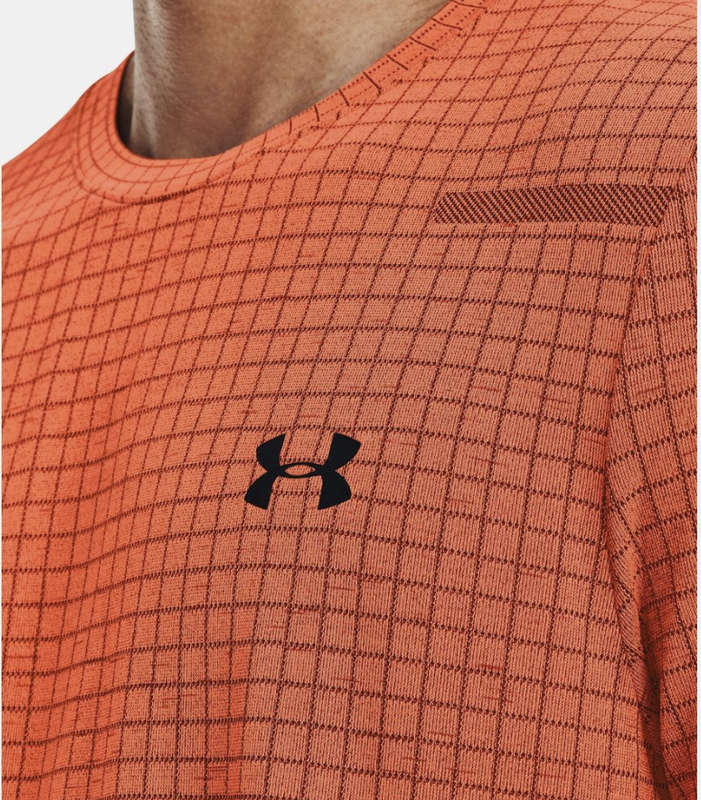 Under Armour Seamless Fitted T-Shirt (Orange)