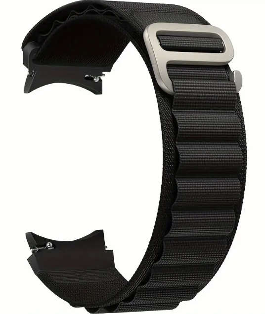 Sports Nylon Orange Strap for Samsung Watch 4/5/6 40mm - 47mm