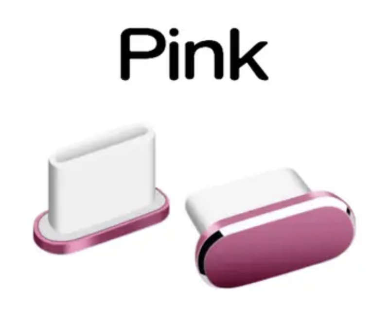 TYPE-C port Dust Protector (Pink)
