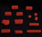 16pcs Universal Anti-Dust Plugs for Laptops / Notebooks (BLACK)