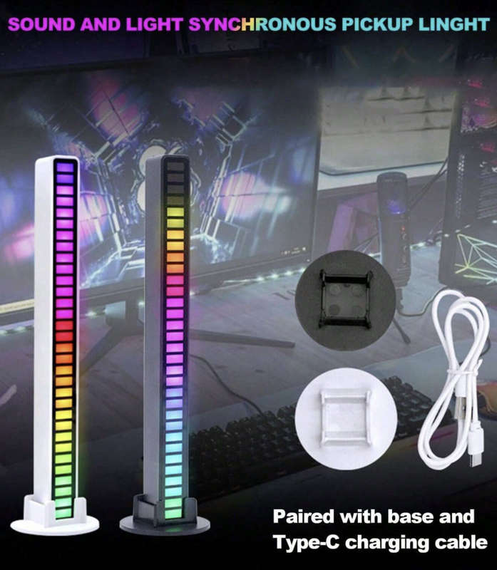 Music Sync / Sound Sensing Smart Light - Black