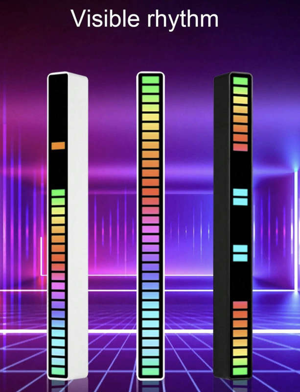 Music Sync / Sound Sensing Smart Light - Black