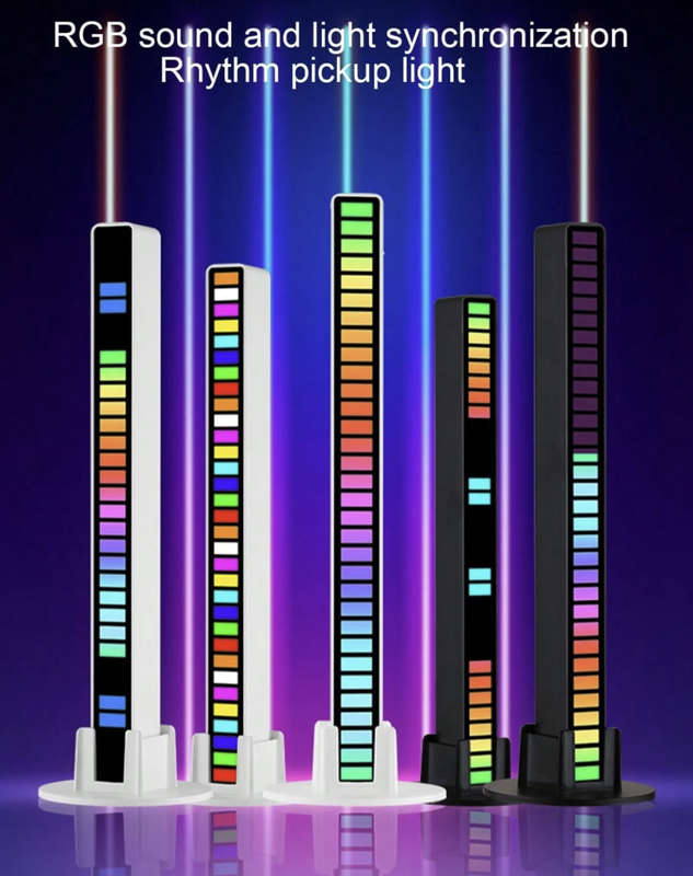 Music Sync / Sound Sensing Smart Light - Black