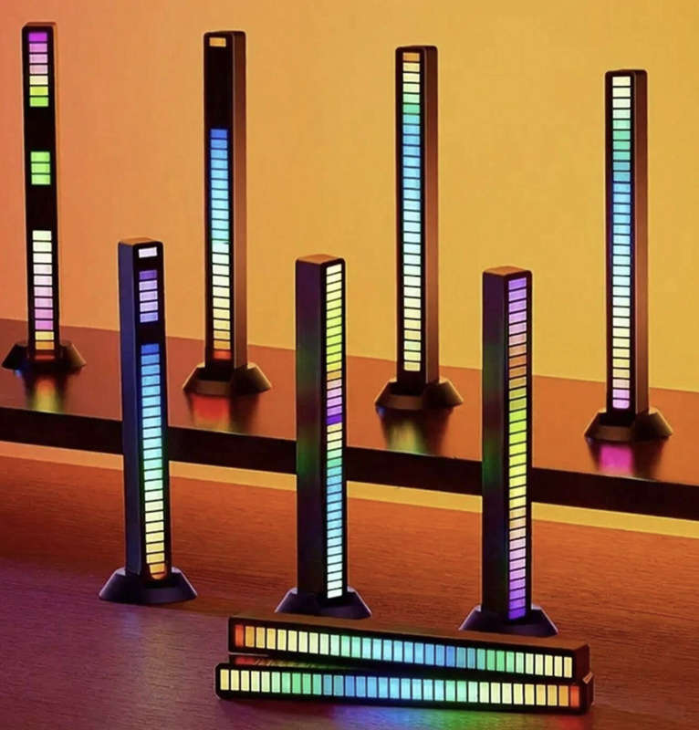 Music Sync / Sound Sensing Smart Light - Black