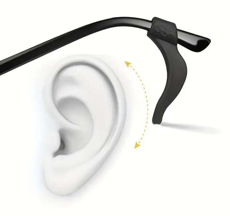 Silicone Anti-slip Ear Hook Clear