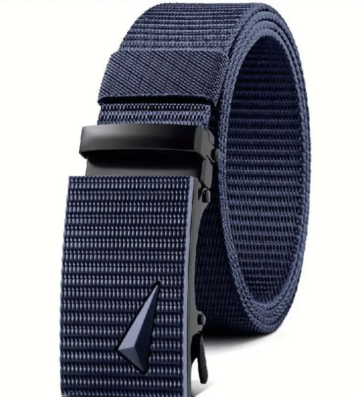***GOLF*** Automatic Buckle Canvas Blue Belt 125cm