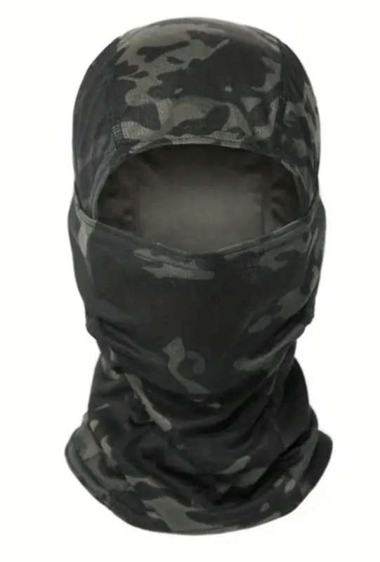 Black Camo Balaclava