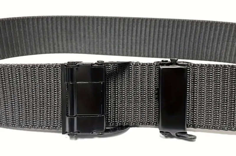 ***GOLF*** Black Canvas Automatic Buckle Belt 150cm