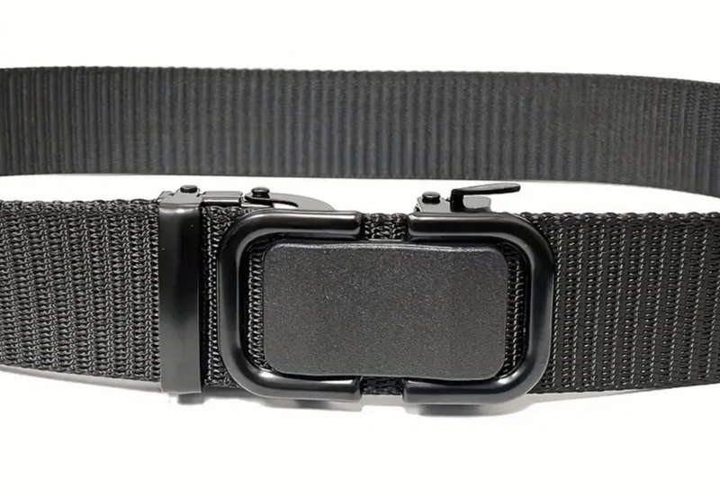 ***GOLF*** Black Canvas Automatic Buckle Belt 150cm