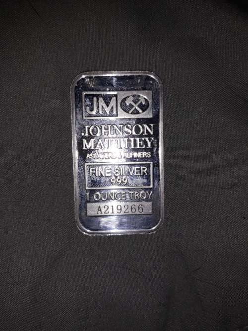 1 oz jm bullion clad bars with serial numbers