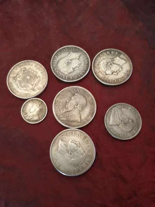 old south african coin lot