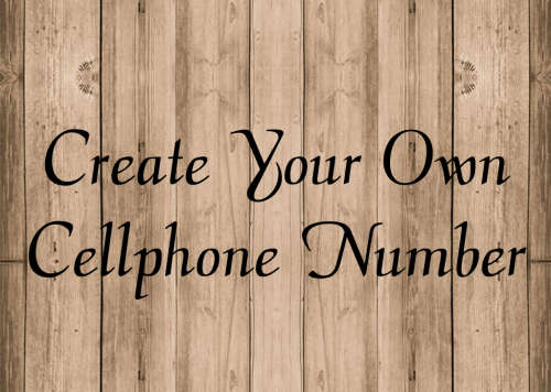 CUSTOMISE YOUR CELLPHONE NUMBER!! CHOOSE THE LAST 7 DIGITS
