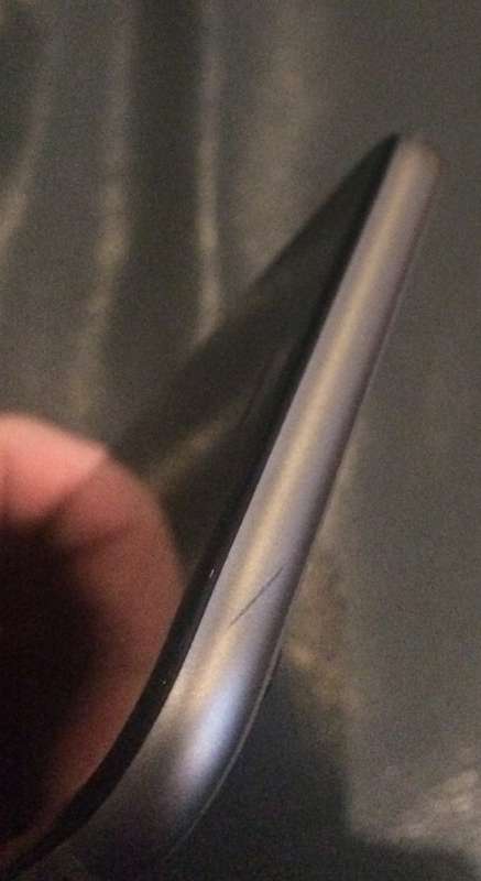 Scratch on top of phone