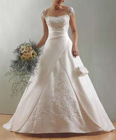 Custom-Made Embroidery Wedding Dress