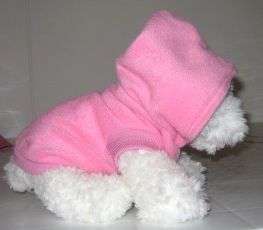 Special Offer -Limited time only - Personalised Fleece pullover for dogs - Pink / Blue - Medium