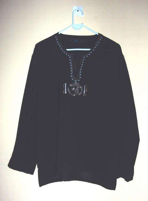 Mens Navy Blue Kurti top - Medium/Large