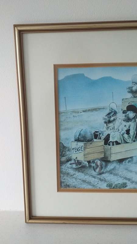 `VERY RARE` HONIBALL (T.O.) ADOONS-HULLE SIGNED PRINT Teksie