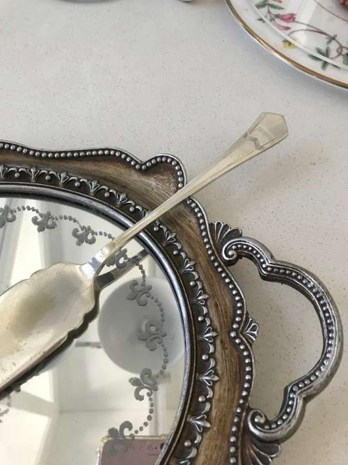 VINTAGE/ANITQUE POST 1940 J.S#S WESTFIELD PLATE SHEFFIELD ENGLAND LARGE LONG SERVER CAKE/PASTRY/FISH