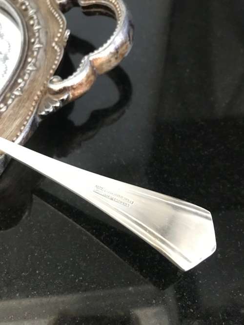 VINTAGE/ANITQUE POST 1940 J.S#S WESTFIELD PLATE SHEFFIELD ENGLAND LARGE LONG SERVER CAKE/PASTRY/FISH