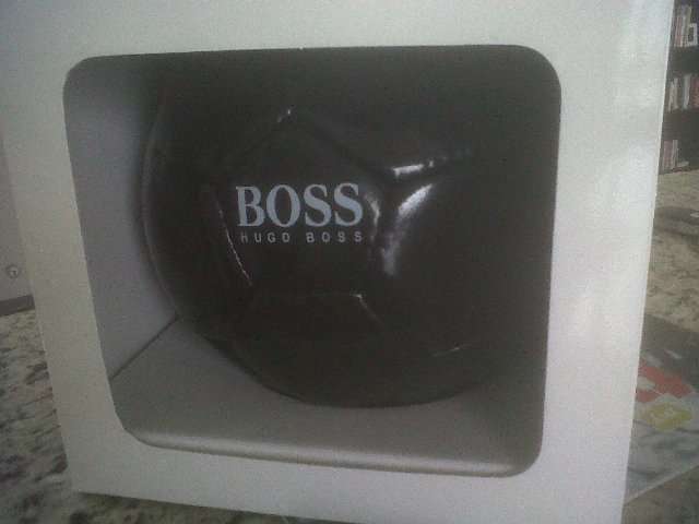 Hugo Boss soccer ball in the box - BRAND new