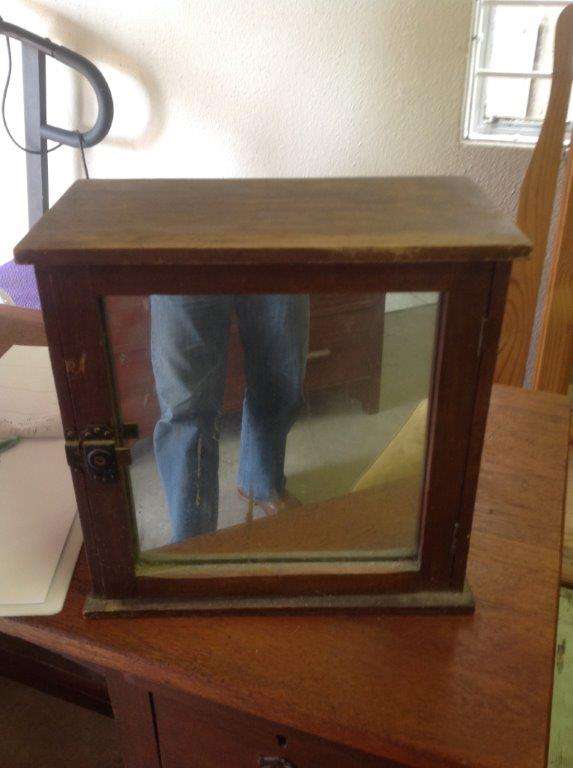 Vintage Wooden Bathroom Cabinet