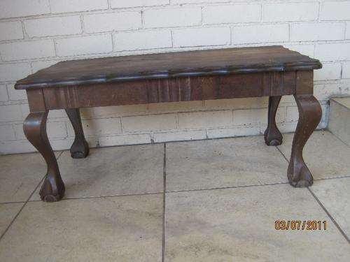Imbuia Ball and Claw Coffee Table