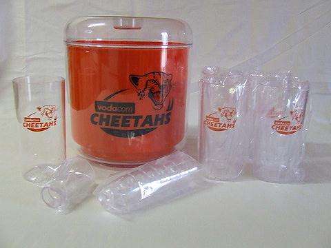 CHEETAHS *** ICE BUCKET SET *** 18 PIECE *** Made of Endurable Plastic